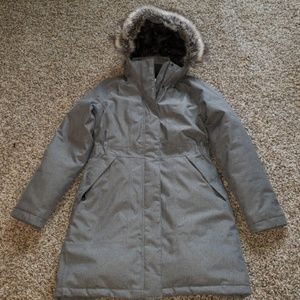Goose down coat